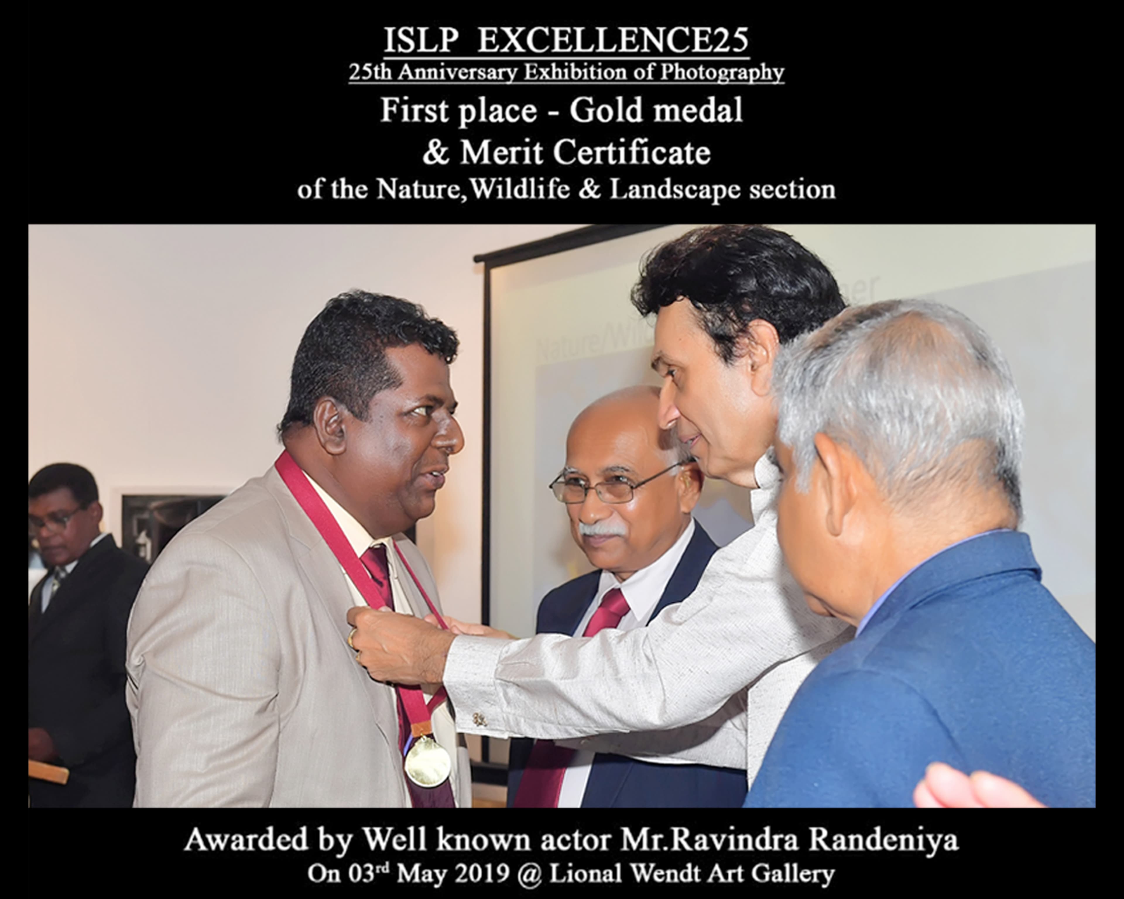 ISLP Excellence 25 Anniversary Exhibition Frist Place Gold Medal